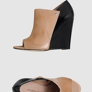 Studio pollini wedges booties size 39